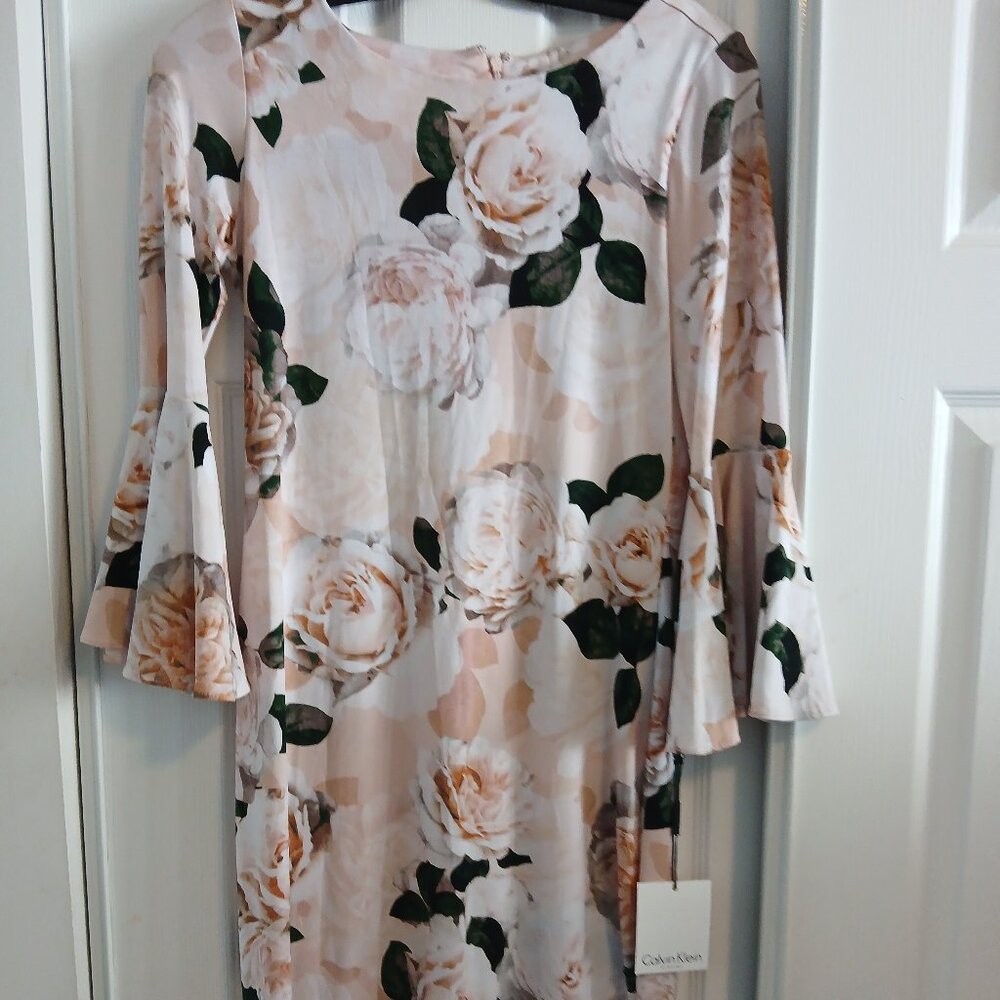 Calvin Klein Peonies Garden Dress